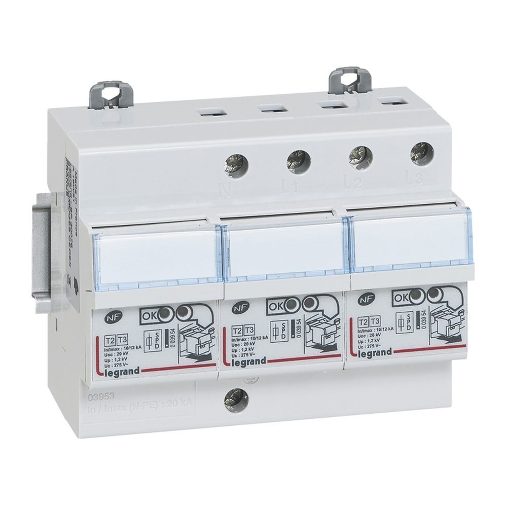 Legrand 003953 Lexic 4P 12kA komplett túlfeszültség-levezető