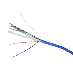 Legrand 032857 Cat6 árnyékolt (F/UTP) 4 érpár (AWG23) PVC kék Eca 305m kartondoboz LCS3 réz fali kábel