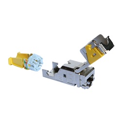 Legrand 033775 RJ45 Cat6A árnyékolt (STP) 6 portos készlet 500MHz 10Gigabit LCS3 patch port