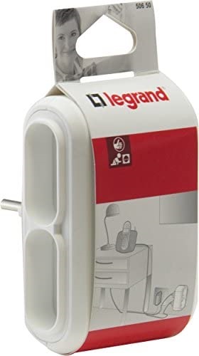Legrand 049400 4-es 2P elosztódugó, 6A, fehér