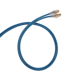 Legrand 051543 RJ45-RJ45 Cat6 árnyékolt (F/UTP) LSZH (LSOH) 3 méter kék d: 4,2mm AWG28 LCS3 patch kábel