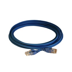 Legrand 051549 RJ45-RJ45 Cat6 árnyékolatlan (U/UTP) LSZH (LSOH) 5 méter kék d: 5,2mm AWG24 LCS3 patch kábel
