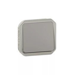 Legrand 069540L Plexo 55 egypólusú nyomó mechanizmus 10A, szürke