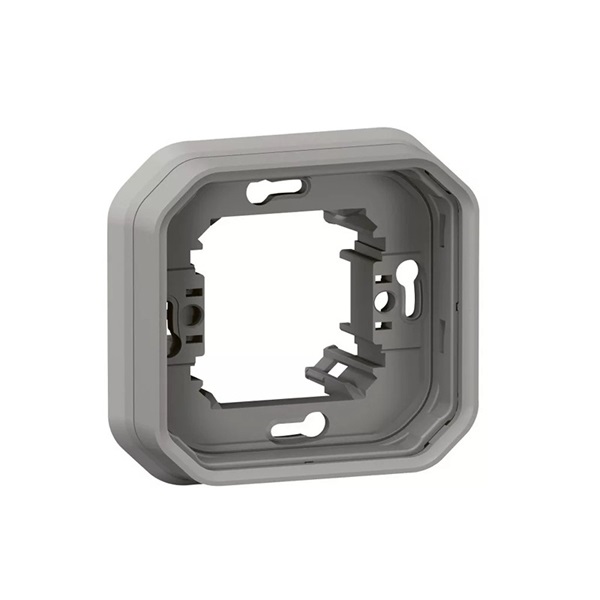 Legrand 069681L Plexo 55 egyes keret, csavaros rögzítéshez, szürke