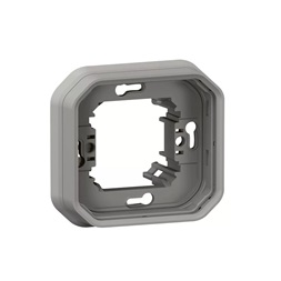 Legrand 069681L Plexo 55 egyes keret, csavaros rögzítéshez, szürke