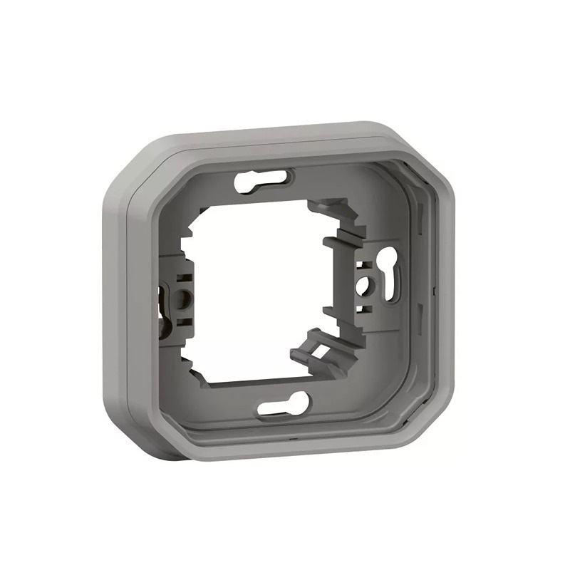 Legrand 069681L Plexo 55 egyes keret, csavaros rögzítéshez, szürke