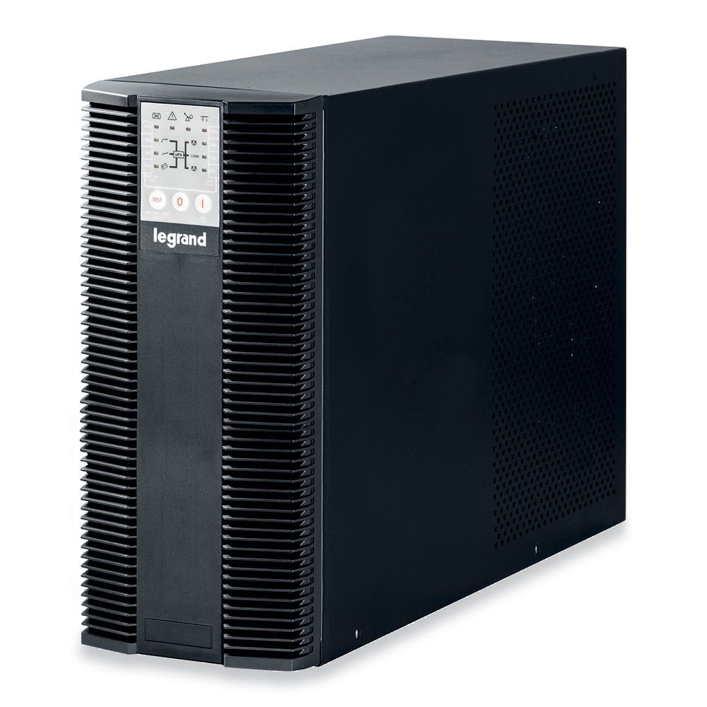 Legrand 310157 KEOR LP 2 kVA 5 perc BEM:C14 KIM:3xC13+2xFR RS232 SNMP szlot online kettős konverziós szünetmentes torony