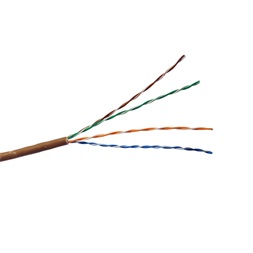 Legrand 632716 Cat5e árnyékolatlan (U/UTP) 4 érpár (AWG25) LSZH (LSOH) barna Eca 305m-kartondoboz Linkeo RÉZ fali kábel