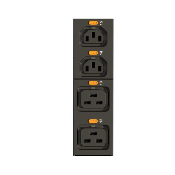 Legrand 646101 19"/1U iPDU elosztósor 1 fázisú 16A 8xC13 C20 csatlakozó kábel nélkül