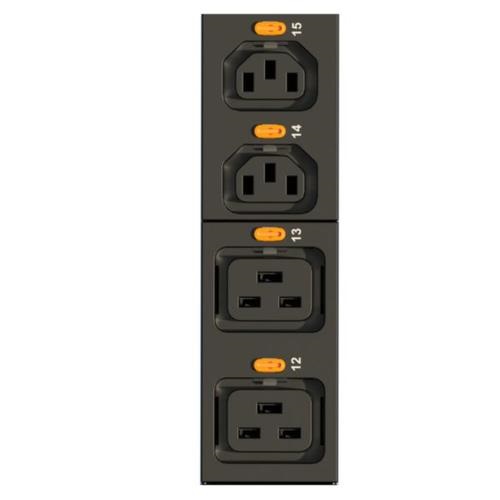 Legrand 646101 19"/1U iPDU elosztósor 1 fázisú 16A 8xC13 C20 csatlakozó kábel nélkül