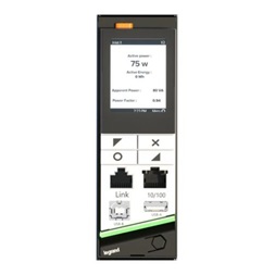 Legrand 646101 19"/1U iPDU elosztósor 1 fázisú 16A 8xC13 C20 csatlakozó kábel nélkül