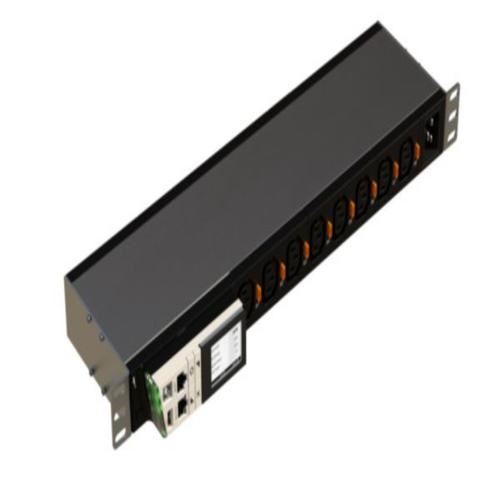 Legrand 646101 19"/1U iPDU elosztósor 1 fázisú 16A 8xC13 C20 csatlakozó kábel nélkül