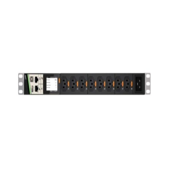 Legrand 646101 19"/1U iPDU elosztósor 1 fázisú 16A 8xC13 C20 csatlakozó kábel nélkül
