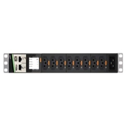 Legrand 646101 19"/1U iPDU elosztósor 1 fázisú 16A 8xC13 C20 csatlakozó kábel nélkül