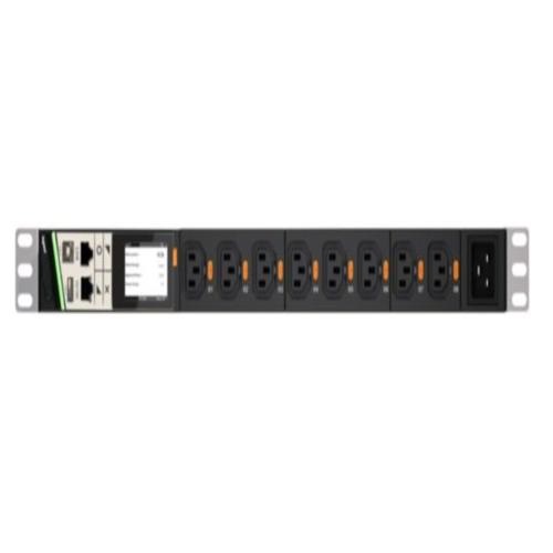 Legrand 646101 19"/1U iPDU elosztósor 1 fázisú 16A 8xC13 C20 csatlakozó kábel nélkül