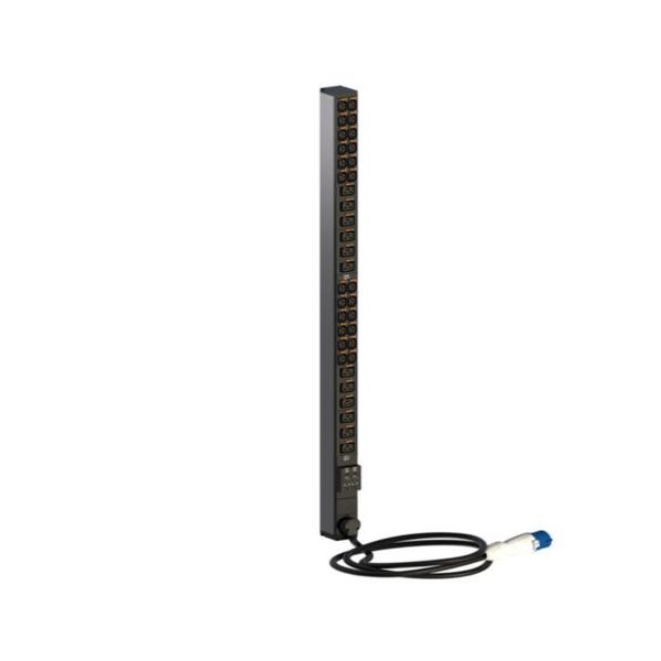 Legrand 646971 0U PDU elosztósor 1 fázisú 32A 24xC13 + 12xC19 aljzat 2P+F 3m csatlakozódugóval