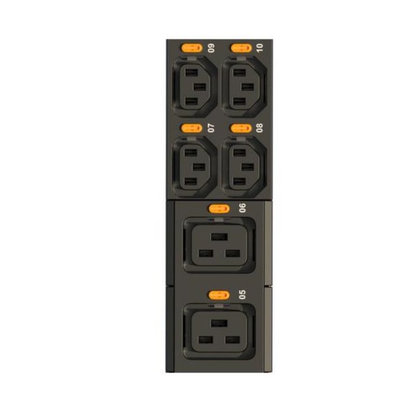 Legrand 646972 0U PDU elosztósor 1 fázisú 32A 36xC13 + 6xC19 aljzat 2P+F 3m csatlakozódugóval