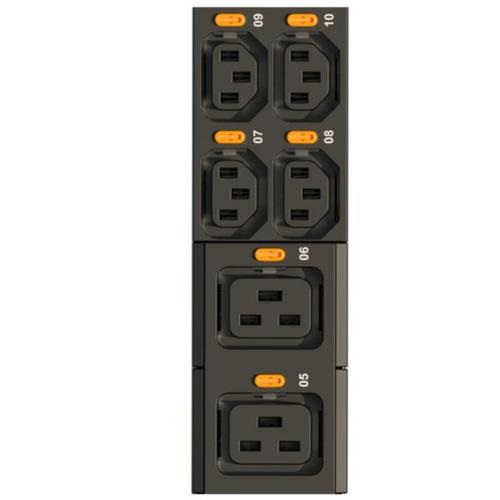 Legrand 646972 0U PDU elosztósor 1 fázisú 32A 36xC13 + 6xC19 aljzat 2P+F 3m csatlakozódugóval
