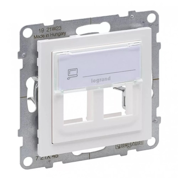 Legrand 721145 Suno kettős keystone fehér adapter