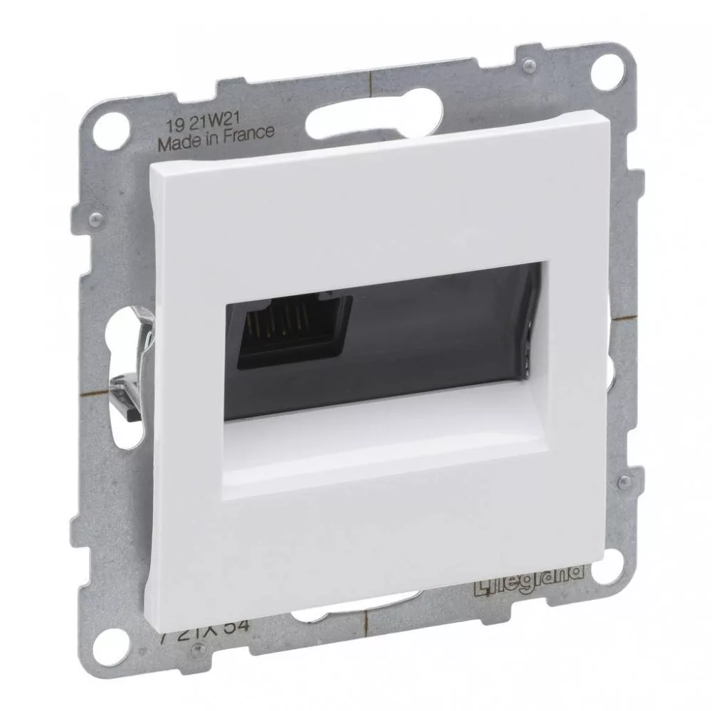 Legrand 721154 Suno 2xRJ45 fehér CAT.6A UTP csatlakzóaljzat