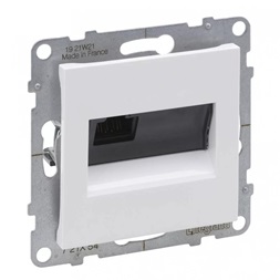 Legrand 721454 Suno UTP Cat.6A UTP 1xRJ45 fekete fali aljzat