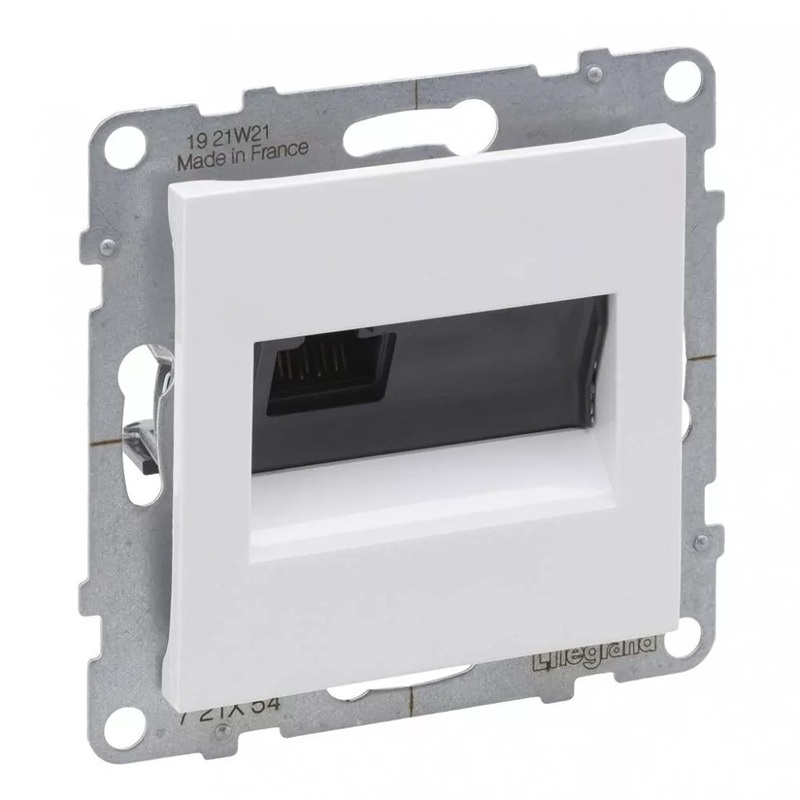 Legrand 721454 Suno UTP Cat.6A UTP 1xRJ45 fekete fali aljzat