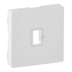 Legrand 754750 Valena Life fehér elővezetékezett USB adatátviteli csatlakozóaljzat burkolat