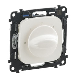 Legrand 755179 Valena Allure 0-1-2-3 állású burkolattal gyöngyház ventilátor vezérlő