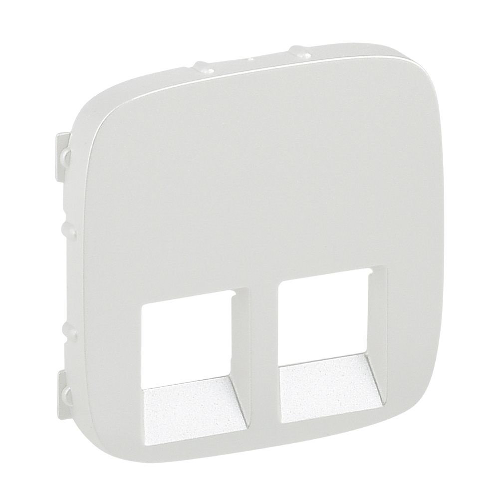Legrand 755429 Valena Allure gyöngyház 2xRJ11/RJ45 aljzat burkolat