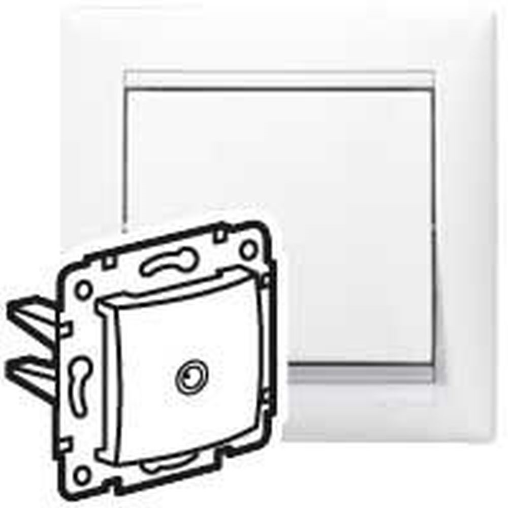 Legrand 774430 Valena végzáró 10dB fehér TV antenna-csatlakozóaljzat