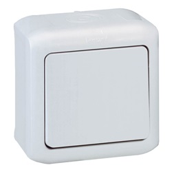 Legrand 782383 Forix 10 AX - 250 V szürke IP44 falon kívüli váltókapcsoló