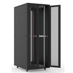 Legrand CLD42U6012DD 19" 42U SZÉL:600 MÉLY:1200 MAG:2052 fekete 63% perforált ajtós szerver szekrény Cloudmax/Estap