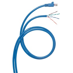 Legrand Cat6 (U/UTP) kék 8 méter LCS3 árnyékolatlan patch kábel konszolidációs pontokhoz