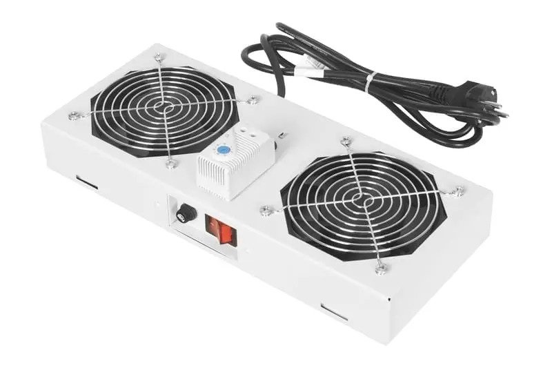 Legrand EC2VW 2 ventilátoros tetőventilátor és termosztát készlet Evoline fali szekrényhez