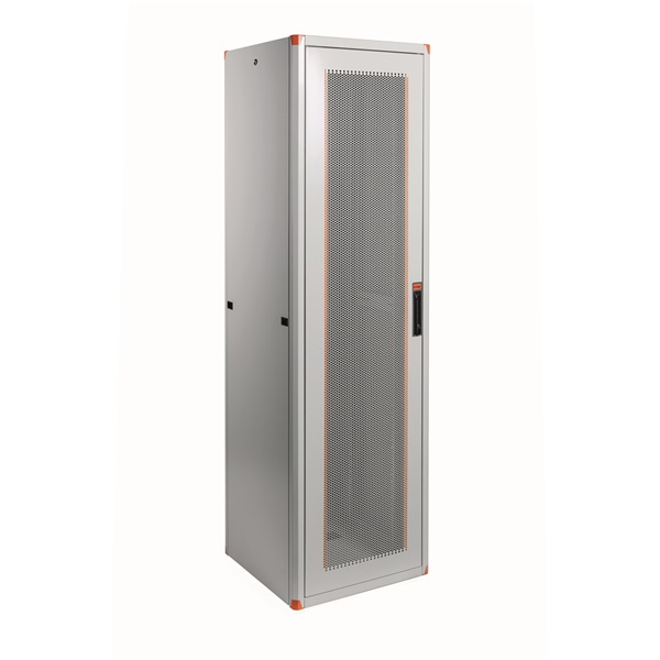 Legrand EVO32U8010DD 19" 32U 800x1000x1449 szimpla perforált első és hátsó ajtós hálózati állószekrény komplett Evoline