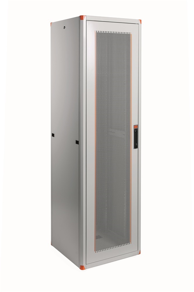 Legrand EVO32U8010DD 19" 32U 800x1000x1449 szimpla perforált első és hátsó ajtós hálózati állószekrény komplett Evoline