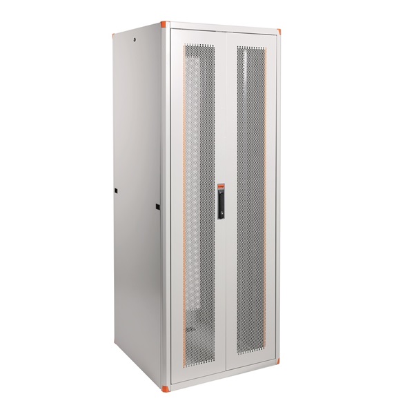 Legrand EVO32U8010EE 19" 32U 800x1000x1449 dupla perforált első és hátsó ajtós hálózati állószekrény komplett Evoline