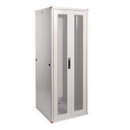 Legrand EVO32U8010EE 19" 32U 800x1000x1449 dupla perforált első és hátsó ajtós hálózati állószekrény komplett Evoline