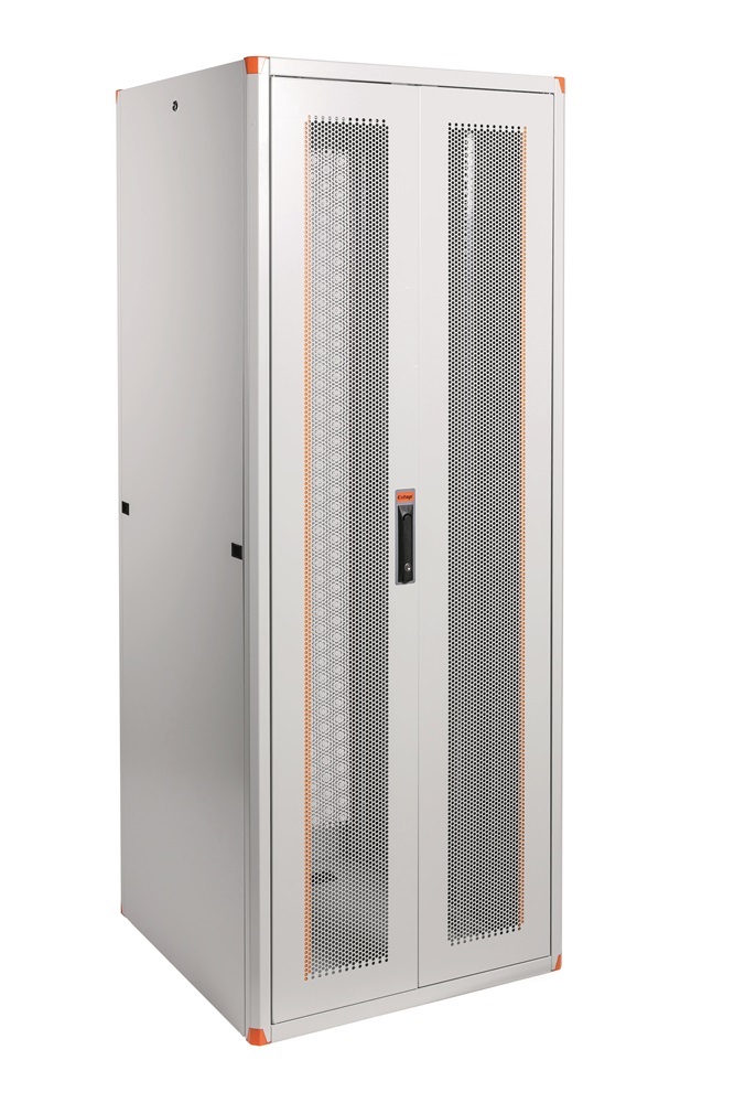 Legrand EVO32U8010EE 19" 32U 800x1000x1449 dupla perforált első és hátsó ajtós hálózati állószekrény komplett Evoline