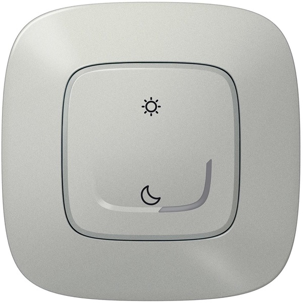Legrand Valena Allure Netatmo Intelligens Vezeték nélküli szcenárió kapcsoló Ébredés/Alvás funkcióval alumínium
