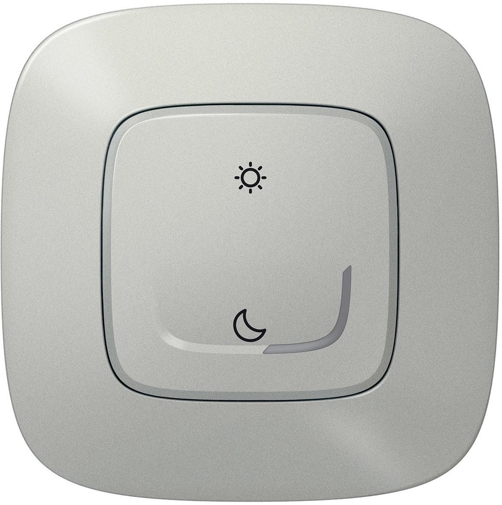 Legrand Valena Allure Netatmo Intelligens Vezeték nélküli szcenárió kapcsoló Ébredés/Alvás funkcióval alumínium