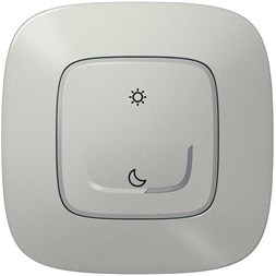 Legrand Valena Allure Netatmo Intelligens Vezeték nélküli szcenárió kapcsoló Ébredés/Alvás funkcióval alumínium
