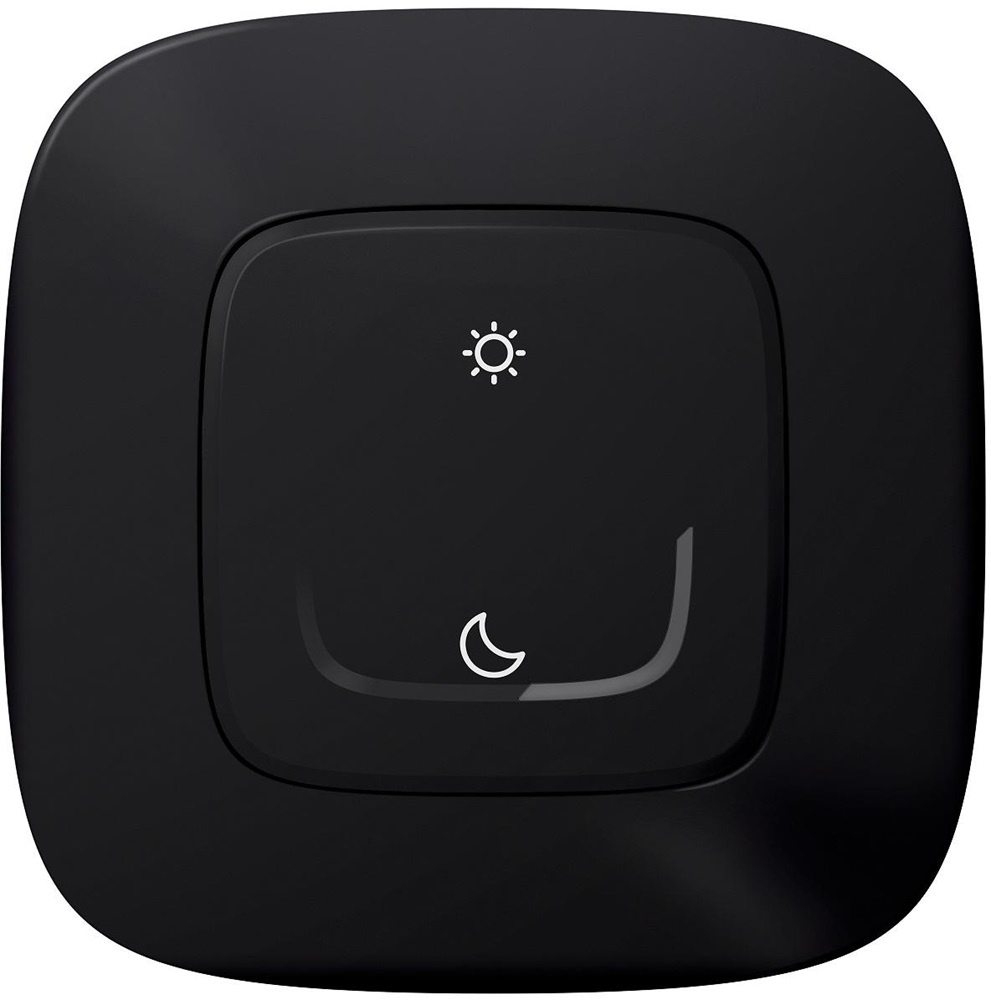 Legrand Valena Allure Netatmo Intelligens Vezeték nélküli szcenárió kapcsoló Ébredés/Alvás funkcióval fekete