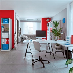 Leitz 180° Wow A4 8cm kék iratrendező