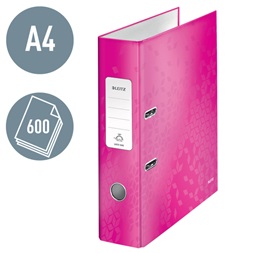 Leitz 180° Wow A4 8cm rózsaszín iratrendező