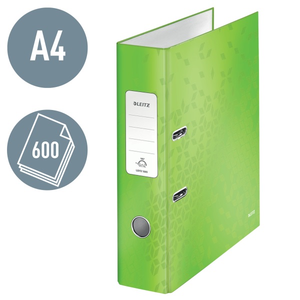 Leitz 180° Wow A4 8cm zöld iratrendező