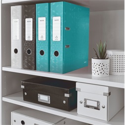 Leitz 180 fok Wow 8cm jégkék iratrendező