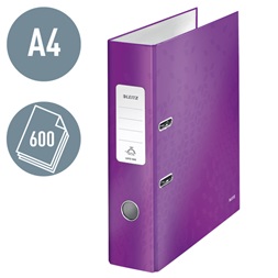 Leitz 180 fok Wow 8cm lila iratrendező