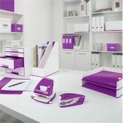 Leitz 180 fok Wow 8cm lila iratrendező