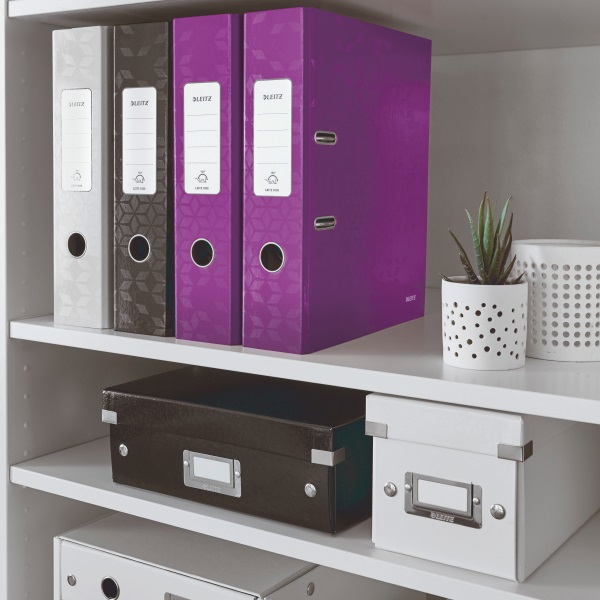 Leitz 180 fok Wow 8cm lila iratrendező